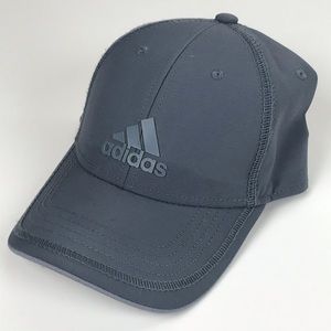 Gray Adidas Climalite Baseball Hat